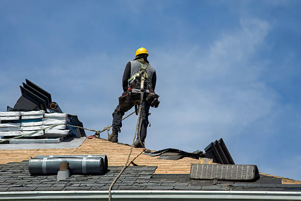 Professional Roof Installation technician working in Bomont, WV